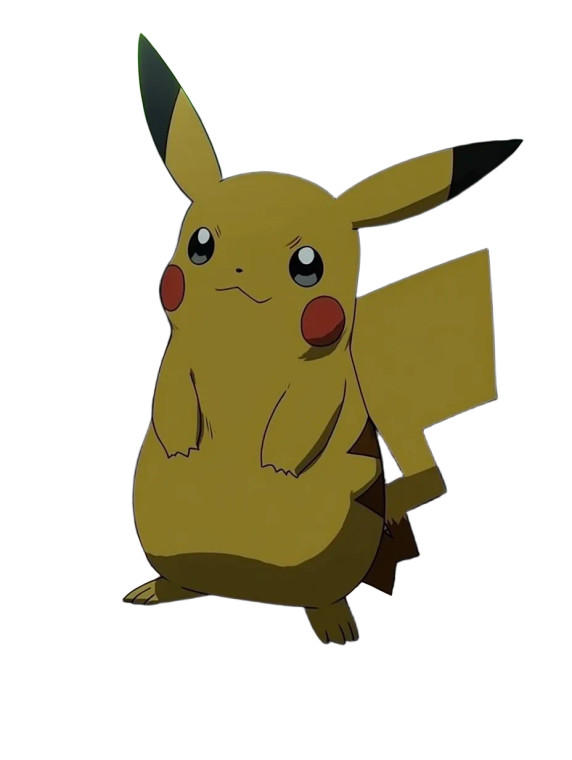 Pikachu Image Vinyl Car Decal Sticker – Waterproof & UV-Resistant 4.0"