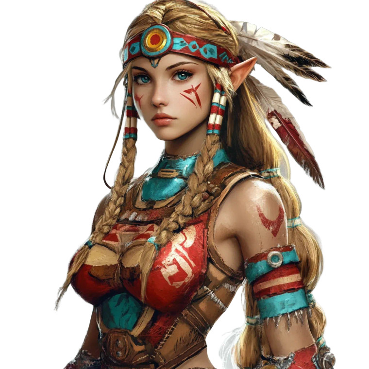 Samus Native American Pretty Vinyl Car Decal Sticker – Waterproof & UV-Resistant 4.0"