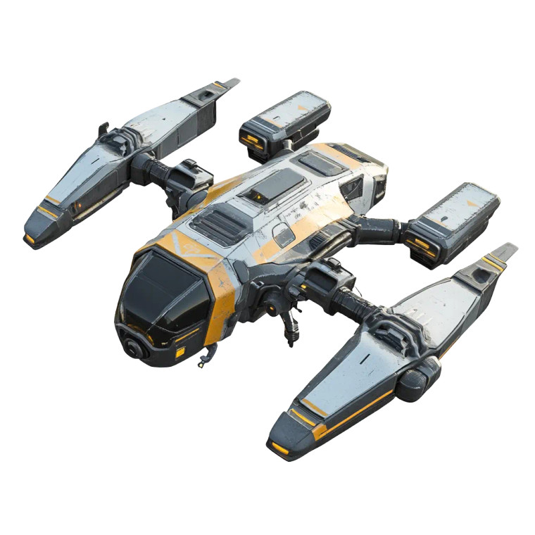 Sci Fi Recon Drone Vinyl Car Decal Sticker – Waterproof & UV-Resistant 4.0"