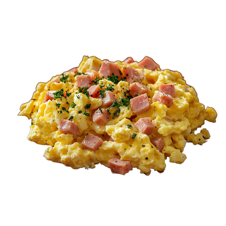Scrambled Eggs Ham Cheese Vinyl Car Decal Sticker – Waterproof & UV-Resistant 4.0"