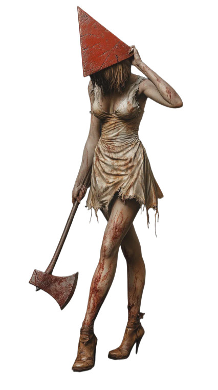 Silent Hill Statue Hyper Realistic Vinyl Car Decal Sticker – Waterproof & UV-Resistant 4.0"