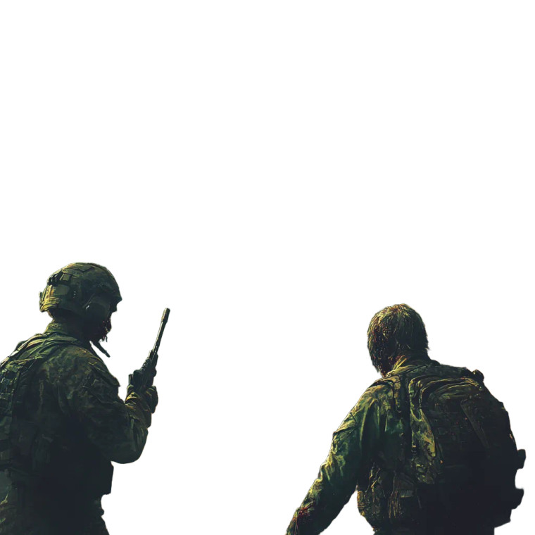 Soldier Zombie Apocalypse Vinyl Car Decal Sticker – Waterproof & UV-Resistant 4.0"