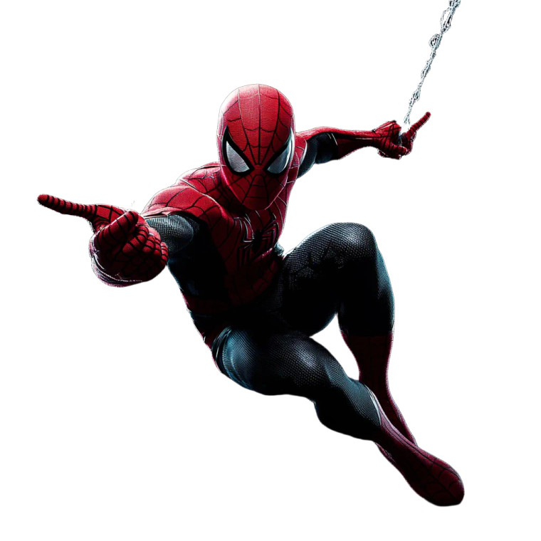 Spiderman Swinging Light Contrast Vinyl Car Decal Sticker – Waterproof & UV-Resistant 4.0"