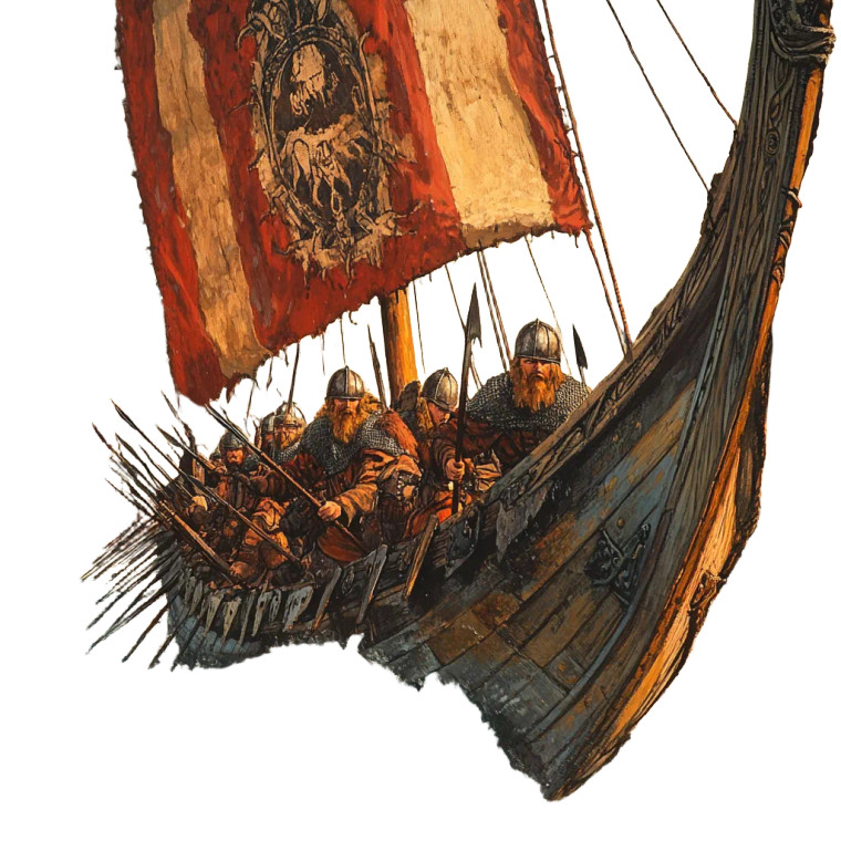 Vikings North America Vinyl Car Decal Sticker – Waterproof & UV-Resistant 4.0"