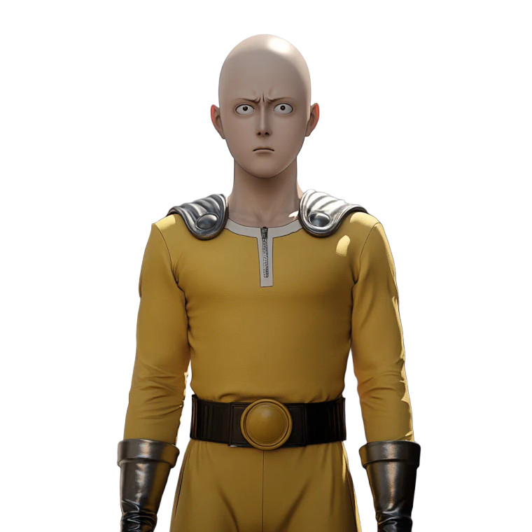 Young Saitama First Battle Vinyl Car Decal Sticker – Waterproof & UV-Resistant 4.0"