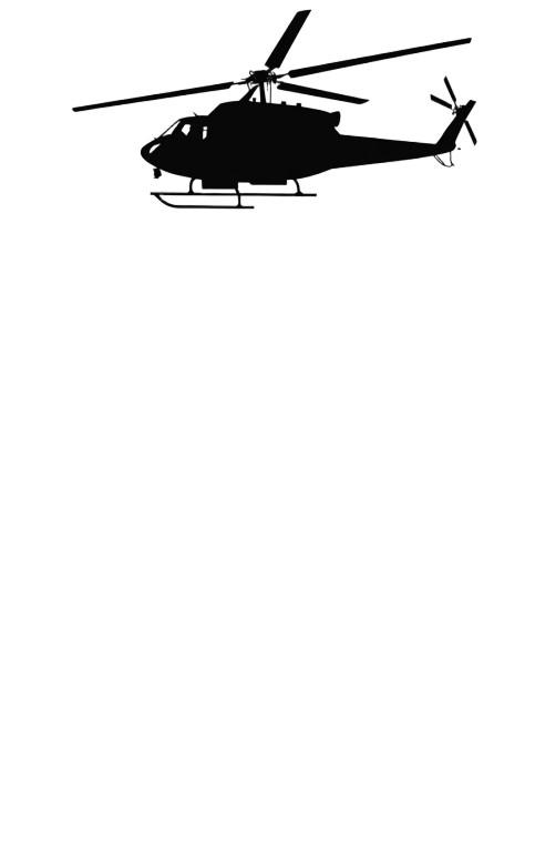 Zombie Horde Helicopter Silhouette Vinyl Car Decal Sticker – Waterproof & UV-Resistant 4.0"