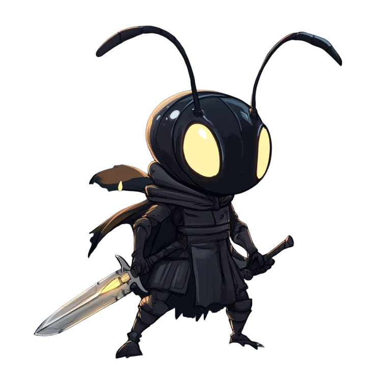 2D Game Ant Character Vinyl Car Decal Sticker – Waterproof & UV-Resistant 4.0"