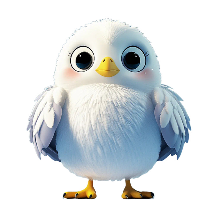 3D Yellow Beak Vinyl Car Decal Sticker – Waterproof & UV-Resistant 4.0"