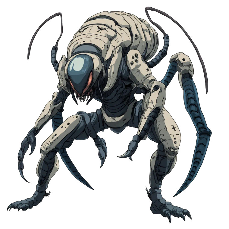 Alien Aquatic Centipede Ant Vinyl Car Decal Sticker – Waterproof & UV-Resistant 4.0"