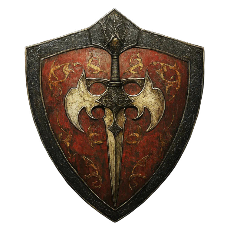 Ashen Shield Legends Vinyl Car Decal Sticker – Waterproof & UV-Resistant 4.0"