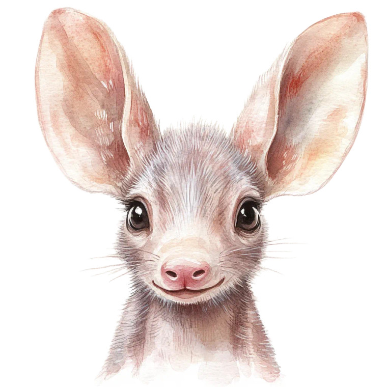 Baby Aardvark Portrait Vinyl Car Decal Sticker – Waterproof & UV-Resistant 4.0" Baby Aardvark Portrait Vinyl Car Decal Sticker – Waterproof & UV-Resistant 4.0"