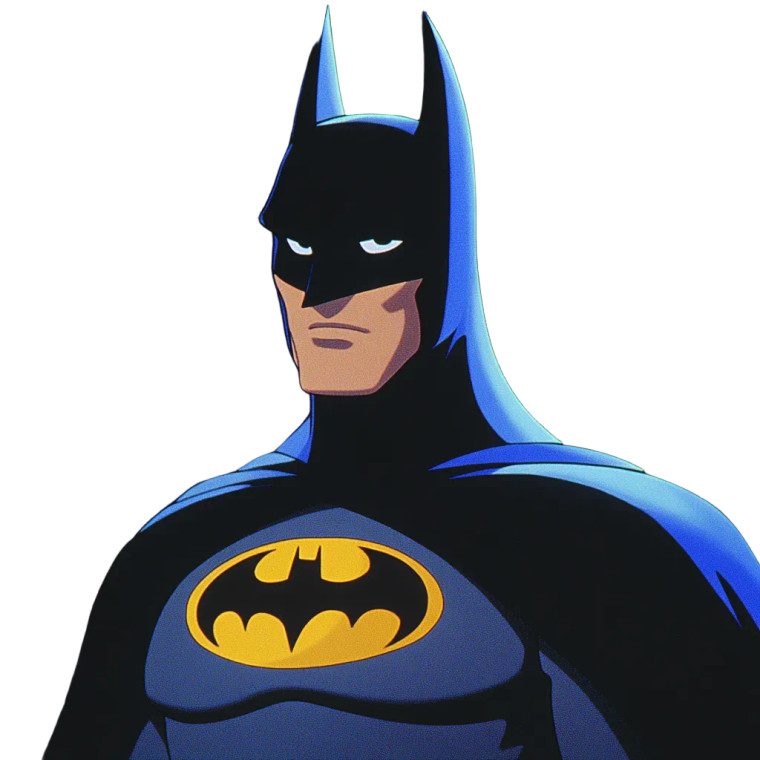 Batman Animated Series 90S Vinyl Car Decal Sticker – Waterproof & UV-Resistant 4.0"