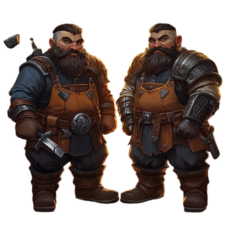 Brok Sindri Dnd Illustration Vinyl Car Decal Sticker – Waterproof & UV-Resistant 4.0"