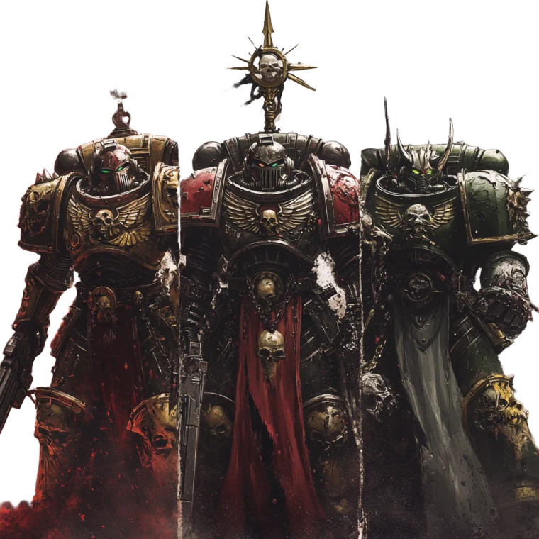 Chaos Marines Chapters Vinyl Car Decal Sticker – Waterproof & UV-Resistant 4.0"