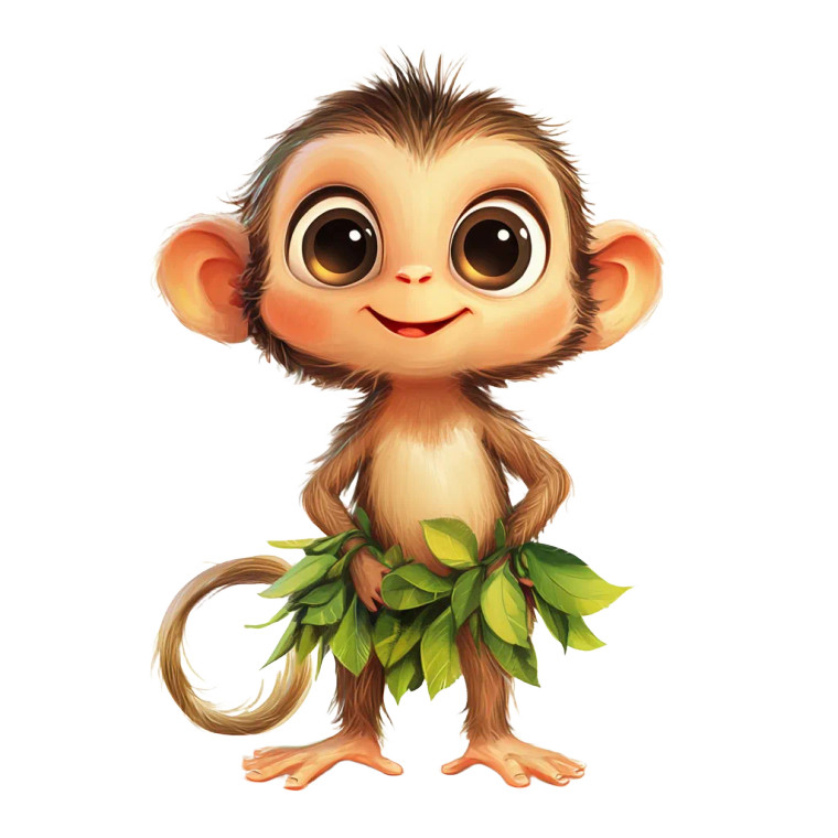 Cute Monkey Cartoon Vinyl Car Decal Sticker – Waterproof & UV-Resistant 4.0" Cute Monkey Cartoon Vinyl Car Decal Sticker – Waterproof & UV-Resistant 4.0"