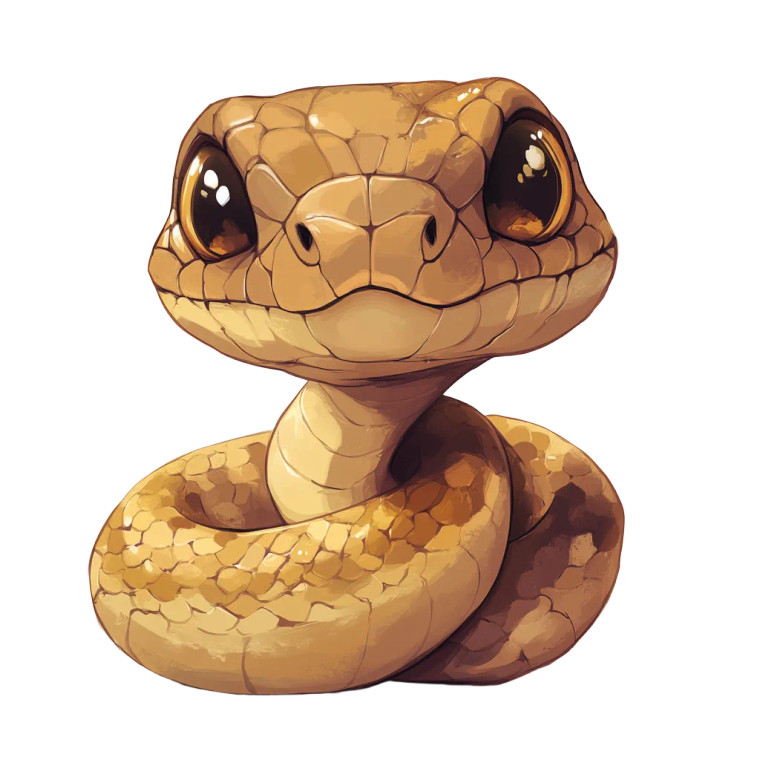 Cute Snake Greedy Vinyl Car Decal Sticker – Waterproof & UV-Resistant 4.0"