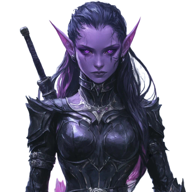 Dark Elf Daggers Grace Vinyl Car Decal Sticker – Waterproof & UV-Resistant 4.0"