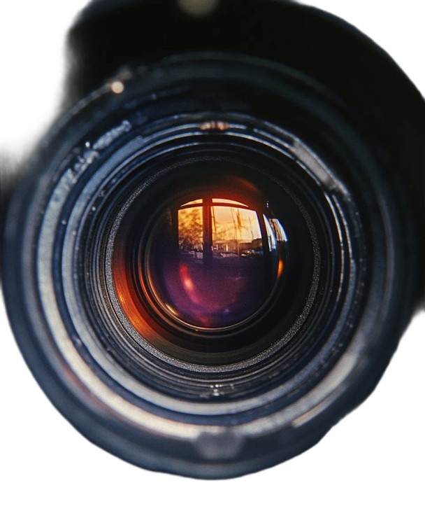 Dark Spotlight Camera Lens Vinyl Car Decal Sticker – Waterproof & UV-Resistant 4.0"