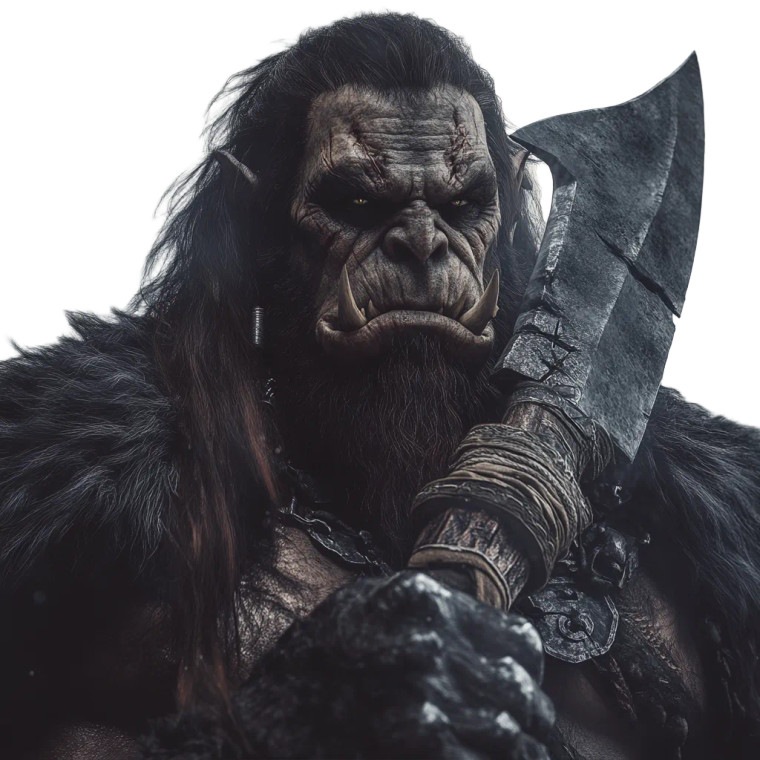 Durotan Hatchet Cinematic Vinyl Car Decal Sticker – Waterproof & UV-Resistant 4.0" Durotan Hatchet Cinematic Vinyl Car Decal Sticker – Waterproof & UV-Resistant 4.0"