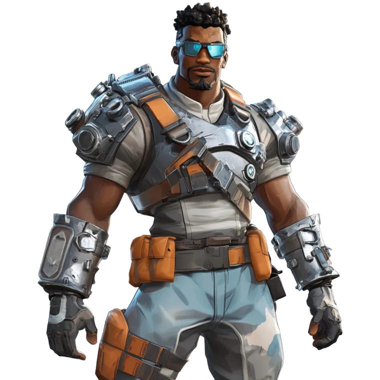 Fortnite Farmer Futuristic Armor Vinyl Car Decal Sticker – Waterproof & UV-Resistant 4.0"