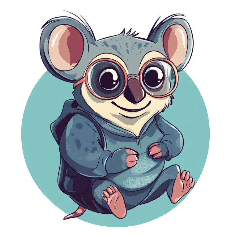 Adorable Marsupial Memecoin Vinyl Car Decal Sticker – Waterproof & UV-Resistant 4.0"