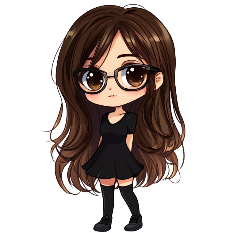 Anime Chibi Image Vinyl Car Decal Sticker – Waterproof & UV-Resistant 4.0"