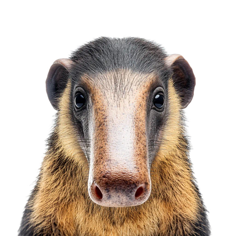 Anteater Front View Vinyl Car Decal Sticker – Waterproof & UV-Resistant 4.0"