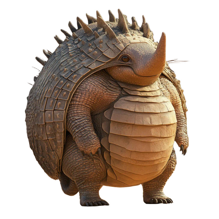 Armadillo Desert Warrior Pixar Vinyl Car Decal Sticker – Waterproof & UV-Resistant 4.0"