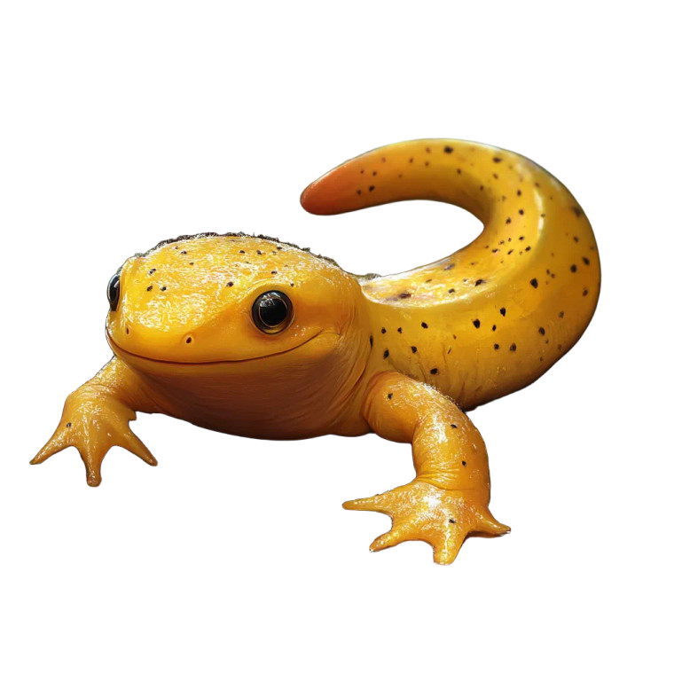 Banana Newt Vinyl Car Decal Sticker – Waterproof & UV-Resistant 4.0"