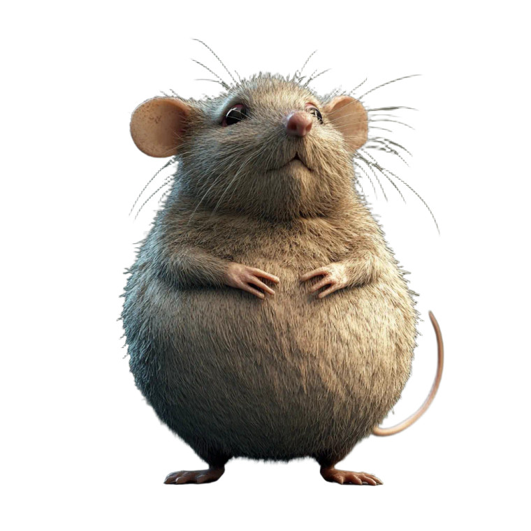 Bloated Mouse Vinyl Car Decal Sticker – Waterproof & UV-Resistant 4.0" Bloated Mouse Vinyl Car Decal Sticker – Waterproof & UV-Resistant 4.0"