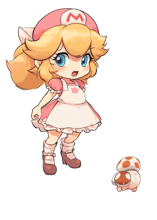 Chibi Peach Toad Hostage Vinyl Car Decal Sticker – Waterproof & UV-Resistant 4.0"