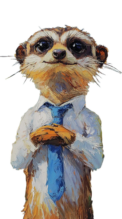 Comical Meerkat Park Idea Vinyl Car Decal Sticker – Waterproof & UV-Resistant 4.0"