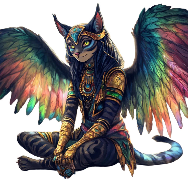 Cute Anthro Sphinx Vinyl Car Decal Sticker – Waterproof & UV-Resistant 4.0" Cute Anthro Sphinx Vinyl Car Decal Sticker – Waterproof & UV-Resistant 4.0"