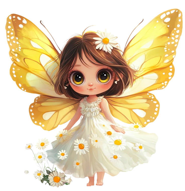 Cute Fairy Baby Girl Vinyl Car Decal Sticker – Waterproof & UV-Resistant 4.0" Cute Fairy Baby Girl Vinyl Car Decal Sticker – Waterproof & UV-Resistant 4.0"