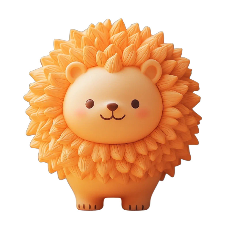 Cute Silicon Lion Sunflower Vinyl Car Decal Sticker – Waterproof & UV-Resistant 4.0"