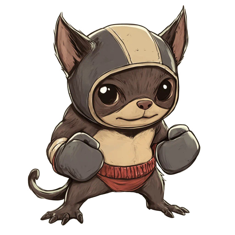 Cute Tasman Devil Boxer Vinyl Car Decal Sticker – Waterproof & UV-Resistant 4.0"