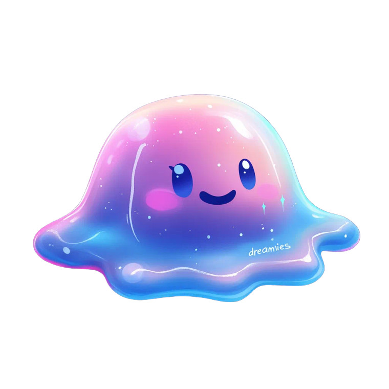 Dreamies Slime Logo Vinyl Car Decal Sticker – Waterproof & UV-Resistant 4.0"