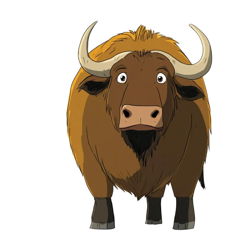 Elderly Buffalo Front Vinyl Car Decal Sticker – Waterproof & UV-Resistant 4.0"