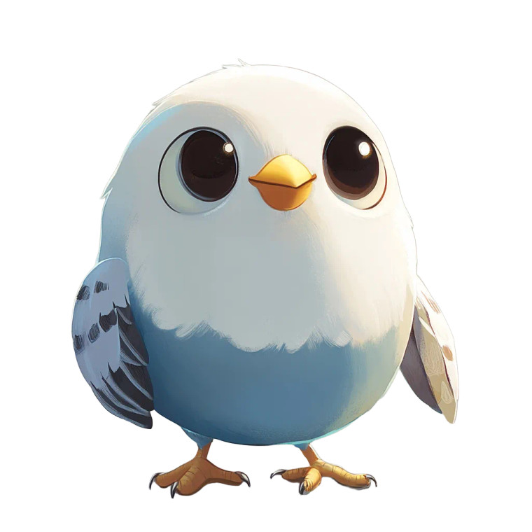 Energetic Budgie Quick Lightweight Vinyl Car Decal Sticker – Waterproof & UV-Resistant 4.0"