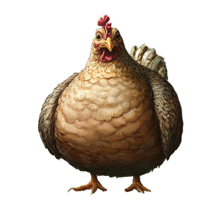 Fat Turkey Thanksgiving Vinyl Car Decal Sticker – Waterproof & UV-Resistant 4.0"