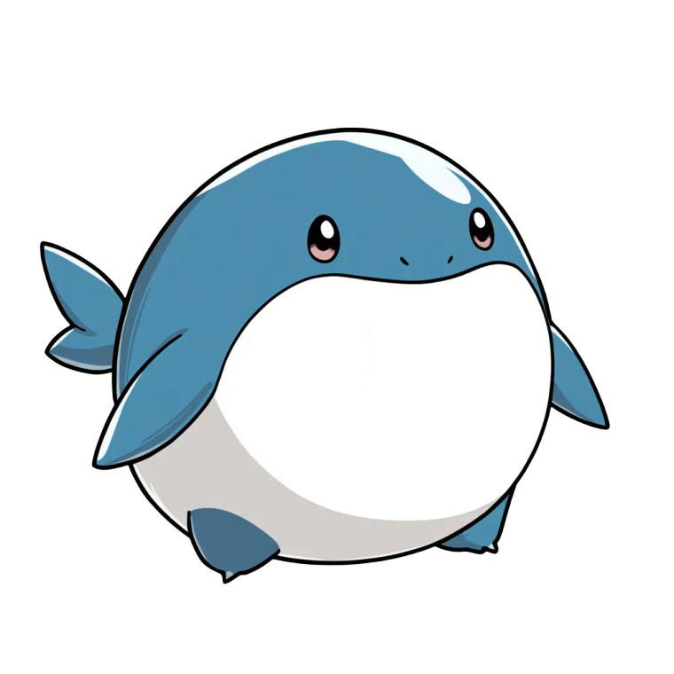 Fat Water Pokemon Doodle Vinyl Car Decal Sticker – Waterproof & UV-Resistant 4.0"