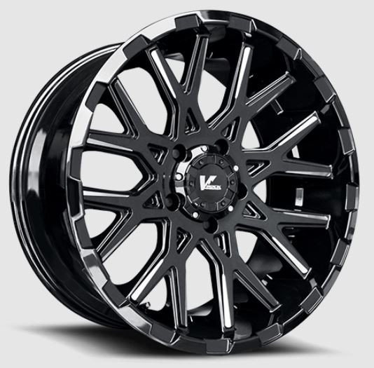 Upgrade Your Ride with 22x12 Gloss Black Wheels | VR10 Recoil Replica - Lifetime Warranty