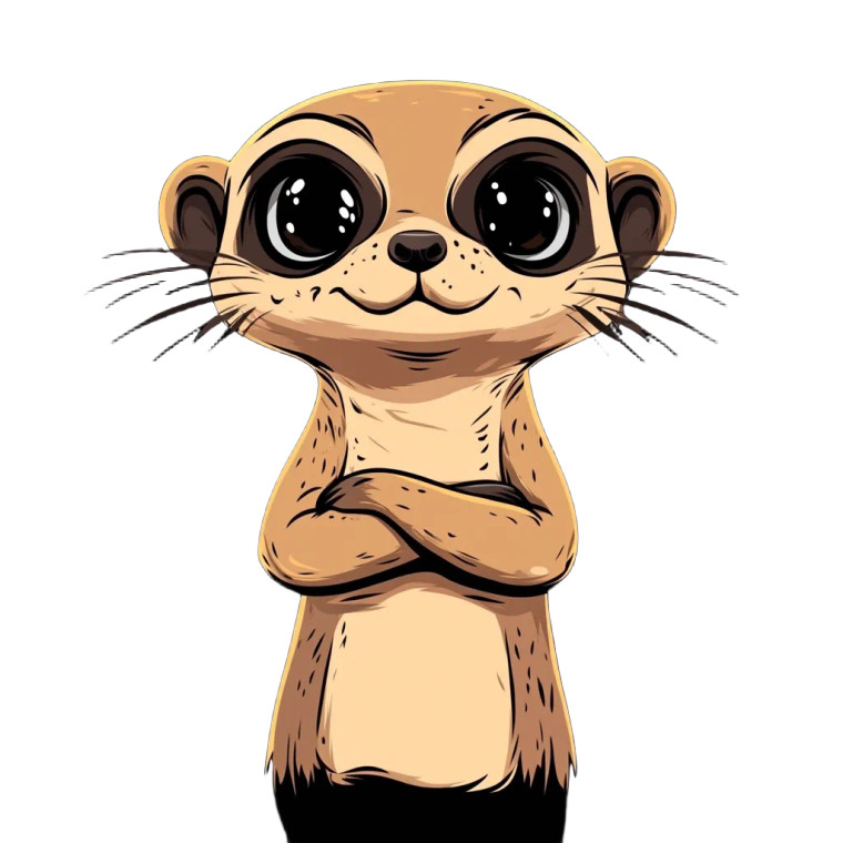 Grumpy Meerkat Shirt Vinyl Car Decal Sticker – Waterproof & UV-Resistant 4.0"