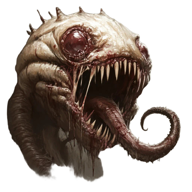 Hideous Grotesque Creature Vinyl Car Decal Sticker – Waterproof & UV-Resistant 4.0"