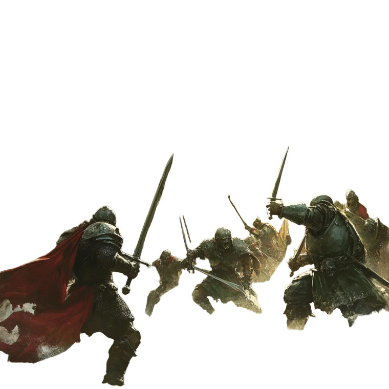 Knights Vs Orcs Vinyl Car Decal Sticker – Waterproof & UV-Resistant 4.0"