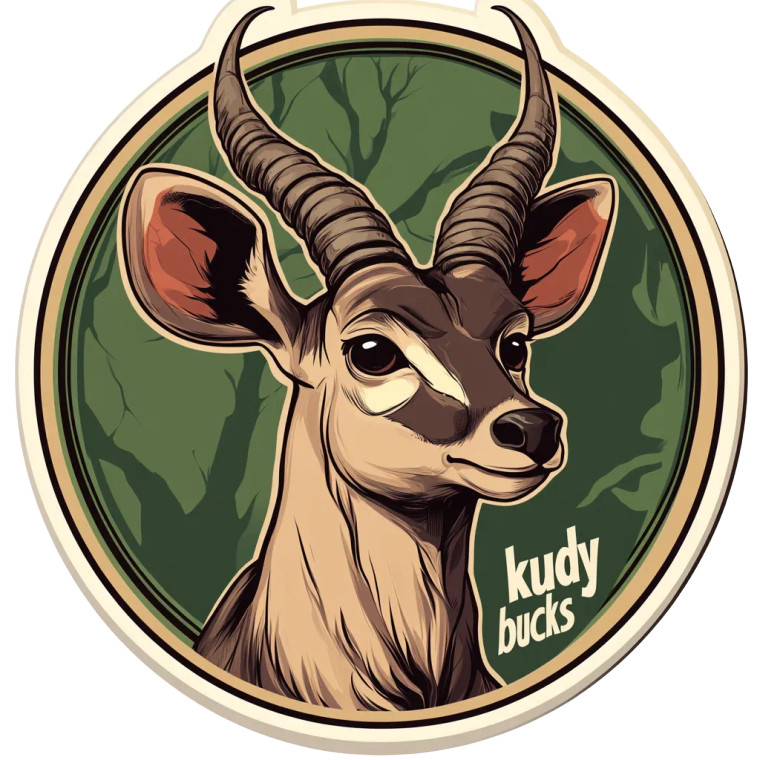 Kudy Bucks Sticker Vinyl Car Decal Sticker – Waterproof & UV-Resistant 4.0"