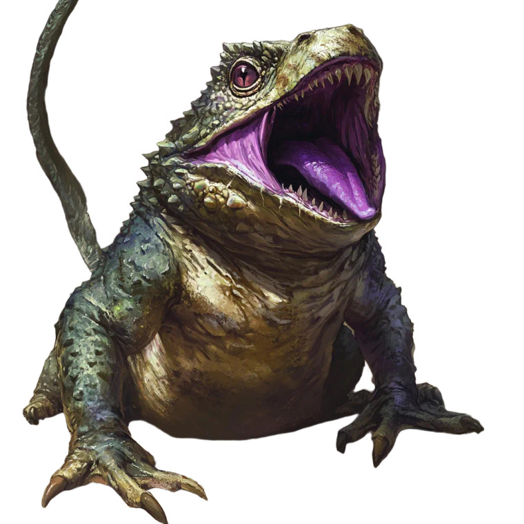 Large Lizard Toad Purple Throat Vinyl Car Decal Sticker – Waterproof & UV-Resistant 4.0"