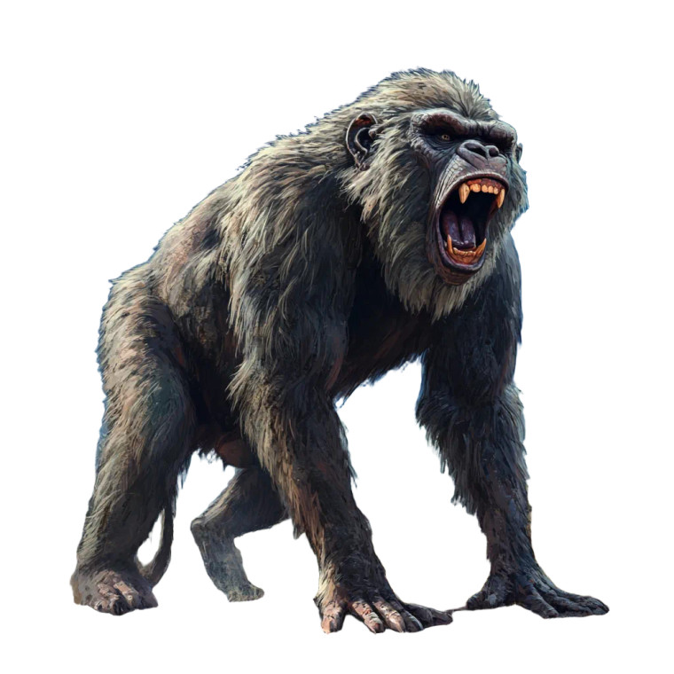 Legendary Giant Baboon Vinyl Car Decal Sticker – Waterproof & UV-Resistant 4.0"