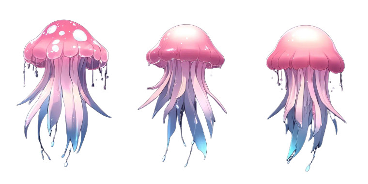 Magical Jellyfish Views Vinyl Car Decal Sticker – Waterproof & UV-Resistant 8.0"