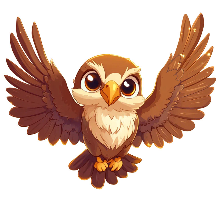 Majestic Eagle Mascot Vector Vinyl Car Decal Sticker – Waterproof & UV-Resistant 4.0"